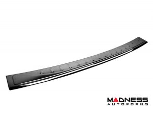 FIAT 500X Rear Bumper Sill Cover - Stainless Steel - Black Chrome Finished